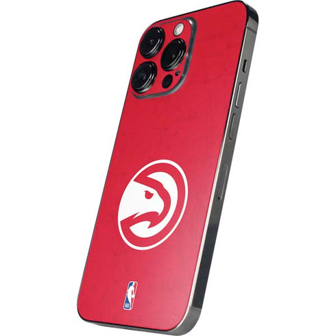 NBA Atlanta Hawks Distressed iPhone 16 Pro Skin
